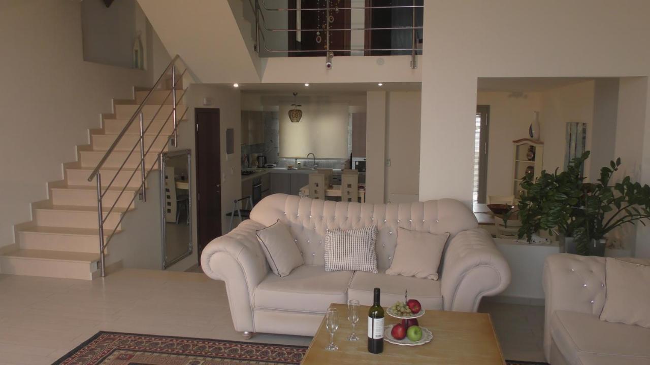 Sea View Beachfront Villa Maria Gouves Exterior foto